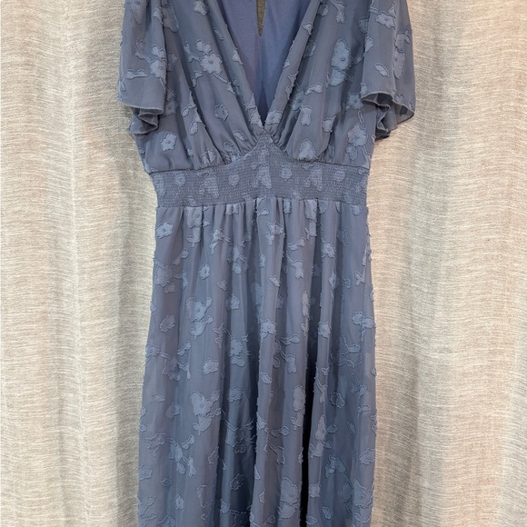 Baltic Born Slate Blue Midi Dress - Picture 2 of 5